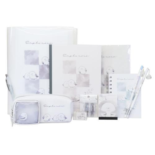 文具セット 11点文房具セット ずっとシマエナガ ニュアンス カミオ