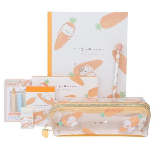 文具セット 7点文房具セット もぐにゃん mogunyan にんじん カミオ