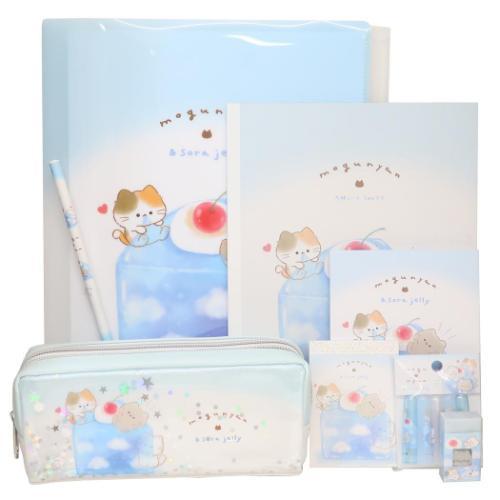 文具セット 8点文房具セット MOGUNYAN 空ゼリー 新入学 カミオジャパン