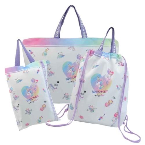 入学入園3点セット 入学準備 袋 セット 体操服袋 シューズケース レッスンバッグ セット ユニコーンスタイル 女の子向け Kmo Set 62 雑貨 アートの通販店 ベルコモン 通販 Yahoo ショッピング