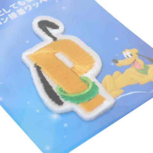 ワッペン アルファベットワッペン P プルート ディズニー : 雑貨