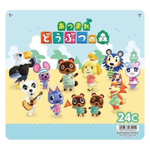 色鉛筆 缶入り 24色 いろえんぴつ あつまれ どうぶつの森 新入学 Nintendo 三菱鉛筆 新学期準備文具 小学生 キャラクター Mbe K024cdms2 雑貨 アートの通販店 ベルコモン 通販 Yahoo ショッピング