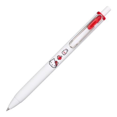 ユニボールワン ゲルインクボールペン 0.38mm ボールペン BKレッド