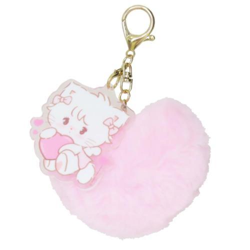 キーリング ふわふわキーホルダー mikko illustrations ムース マルカ