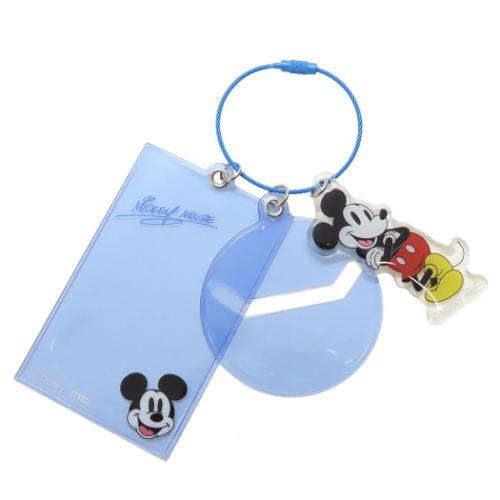 カードケース チェキ収納＆バッジホルダー ミッキーマウス BLUE マリモ
