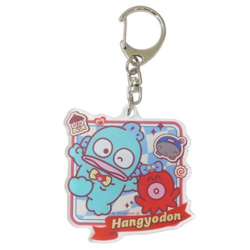 キーリング アクリルキーホルダー ハンギョドン サンリオ RD レッド
