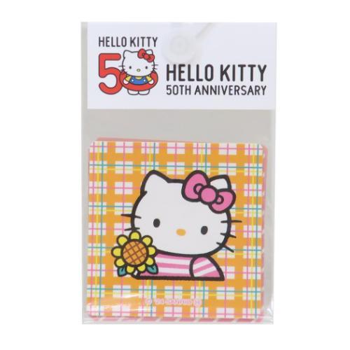 ステッカー4枚セット ダイカットシール ハローキティ 50th 2