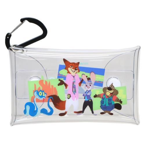 ミニポーチ クリアマルチケースS ズートピア2 集合 2Dアートシリーズ