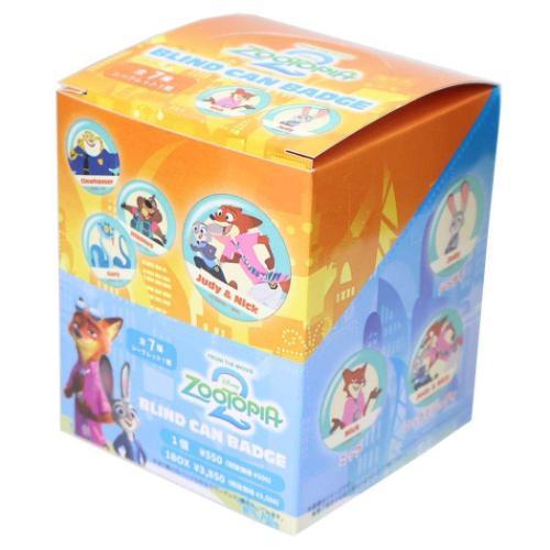 缶バッジ ブラインドカンバッジ 全7種 7個入セット ズートピア2 2D