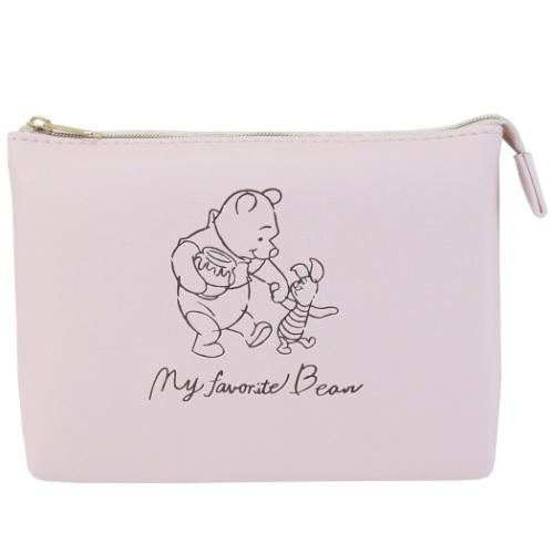 Wフラット ポーチ コスメポーチ ディズニー くまのプーさん ふんわりシリーズ第2弾 ピンク マリモクラフト 化粧ポーチ キャラクター Mmc Mdfp 014 雑貨 アートの通販店 ベルコモン 通販 Yahoo ショッピング