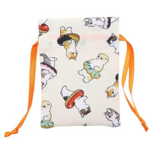 小物 mofu マリモクラフト 豆巾着 ミニ巾着袋 モフサンド mofusand どー