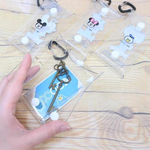 ミニポーチ クリアマルチケースS ドナルド DISNEYx松本セイジ