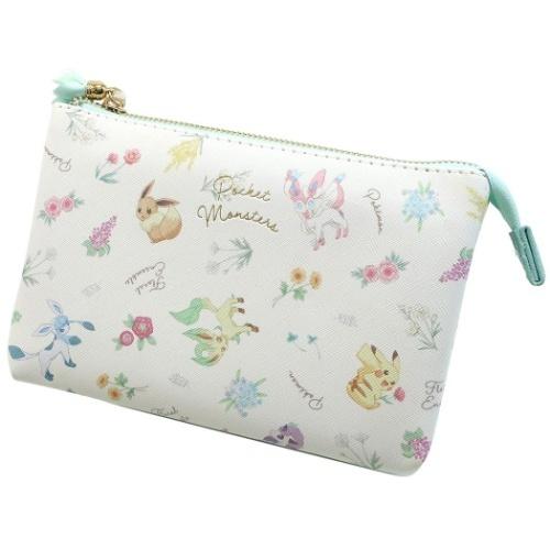 コスメポーチ 3ポケットポーチ ポケモン フローラルアンサンブル ピカチュウ イーブイ ブイズ マリモクラフト ポケットモンスター Mmc Pkm 477 雑貨 アートの通販店 ベルコモン 通販 Yahoo ショッピング