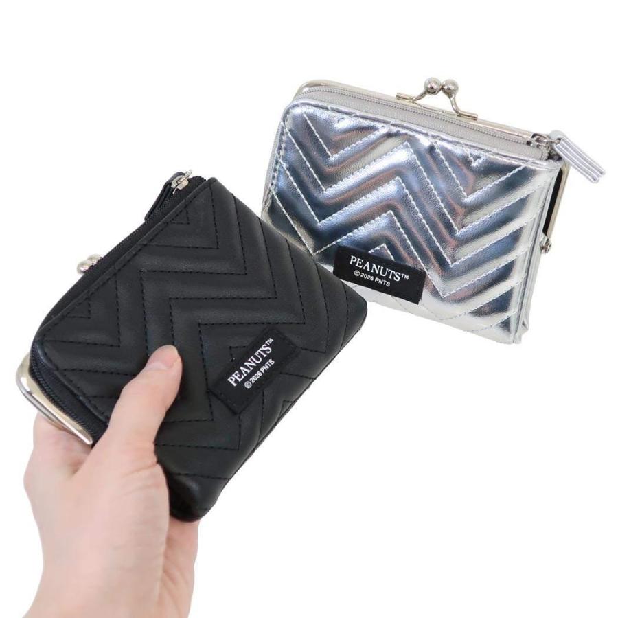 スヌーピー　がま口財布 がま口LFウォレット 二つ折りがま口財布 ミニウォレット スヌーピー