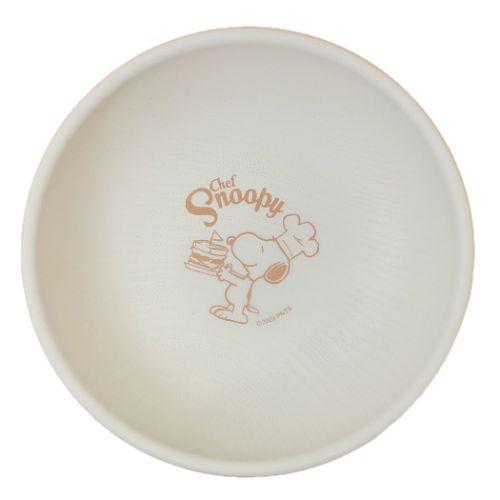 SNOOPY（スヌーピー） 中皿 木目調ラウンドプレート シェフスヌーピー