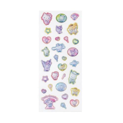 シールシート キラフチ樹脂もりシール サンリオキャラクターズ