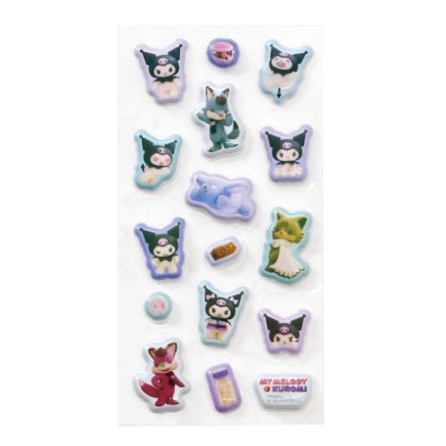 シールシート ぷくっとシール Netflix マイメロディ＆クロミ KU