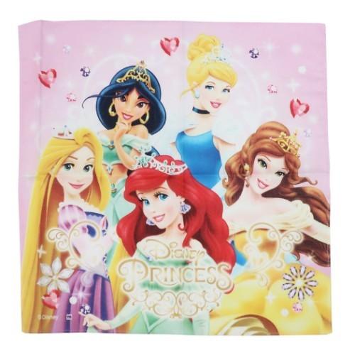 ハンカチ コットン ハンカチーフ ディズニープリンセス ディズニー ピンクジュエリー 丸眞 入園入学雑貨 Mrs 雑貨 アートの通販店 ベルコモン 通販 Yahoo ショッピング
