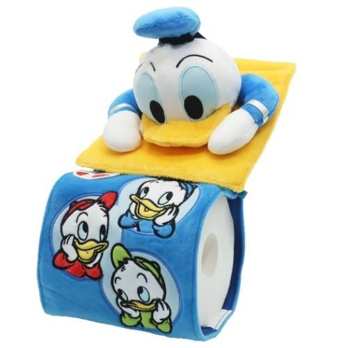 価格 ぬいぐるみ トイレットペーパーホルダー トイレ用品 ライクフレンズ ドナルドダック ディズニー 丸眞 受注生産品