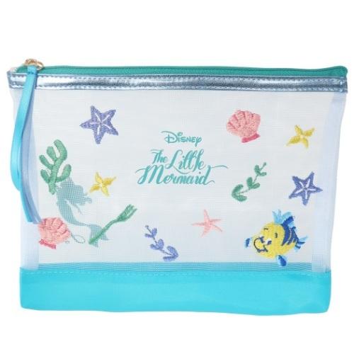 Disney（ディズニー） 平ポーチ メッシュ フラットポーチ リトル