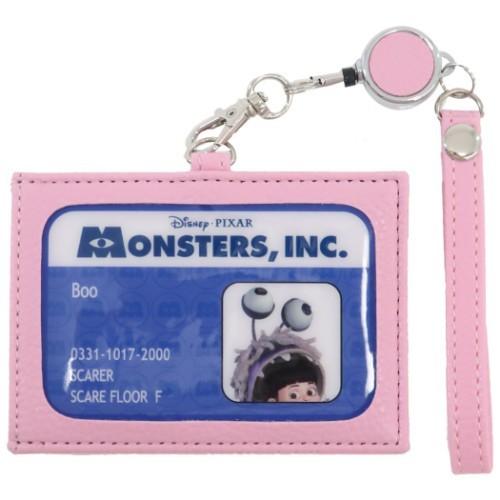 セール！ディズニー 電子 パス モンスターインク 交通系ICカード Disney（ディズニー） リール付き シングル パスケース 定期入れ ブー