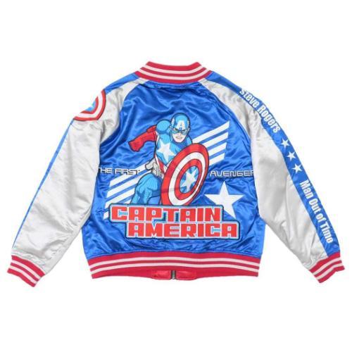 キャプテンアメリカ スカジャン アウター スーパーソルジャー MARVEL キャラクター グッズ スカジャン アウター キャプテンアメリカ スーパーソルジャー MARVEL