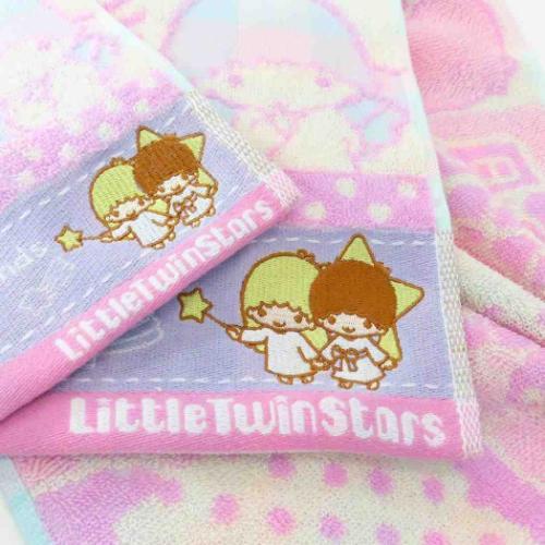 ミニタオル ジャガードハンカチタオル リトルツインスターズ レトロ 