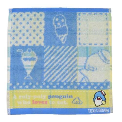 ミニタオル ジャガードハンカチタオル サンリオ タキシードサム レトロ