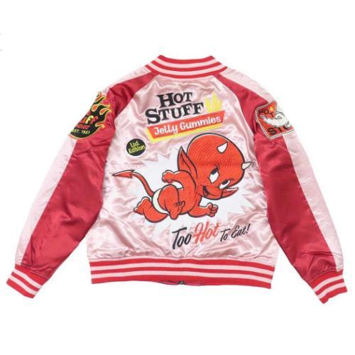 ホットスタッフ スカジャン アウター レッドホット キャラクター グッズ スカジャン アウター ホットスタッフ レッドホット 丸眞 プレゼント
