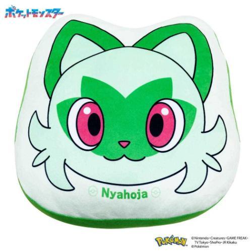 クッション もちもちフェイスクッション ポケットモンスター ニャオハ