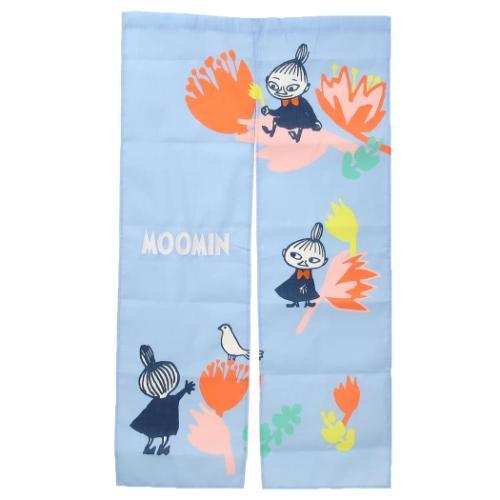 me Chan Chan　暖簾　MOOMIN　マリメッコ柄　リトルミィ 暖簾 のれん ムーミン リトルミイ BL 北欧 モリシタ インテリア雑貨