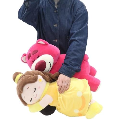 添い寝枕 ぬいぐるみクッション 美女と野獣 ベル モリシタ ディズニー