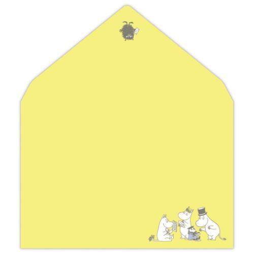 レターセット 手紙セット MOHNイエロー Happy in Nature ムーミン 北欧 