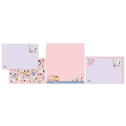 手紙セット レターセット Peanuts All Good SNAG THINK スヌーピー
