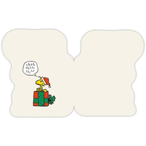 クリスマスカード ミニカード SNサンタクロース スヌーピー ピーナッツ