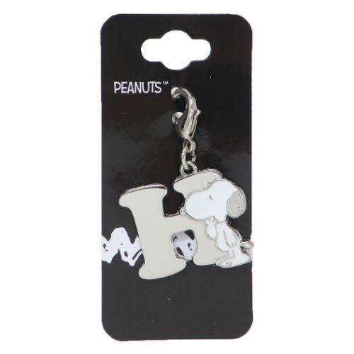 SNOOPY（スヌーピー） イニシャルチャムコレ ファスナーマスコット H