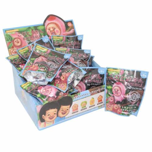 入浴剤 バスボール 全5種 24個入セット フルーツバスケット2 こびと