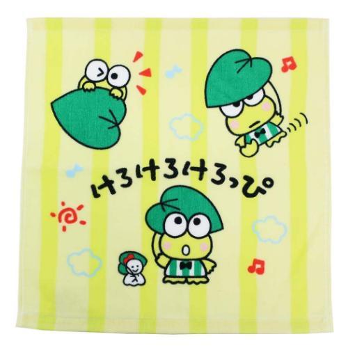 プリントウォッシュタオル ハンドタオル かくれんぼ けろけろけろっぴ