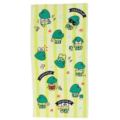 新品‼️✳️１９９１年けろけろけろっぴ　バスタオル➕おしぼりタオル 2枚✳️3枚セット プリントビッグタオル バスタオル けろけろけろっぴ サンリオ