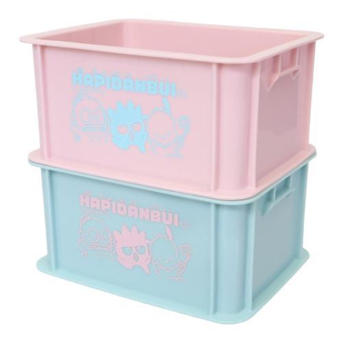 ミニコンテナ 卓上収納 はぴだんぶい 2個セット 錦化成 サンリオ 爆買
