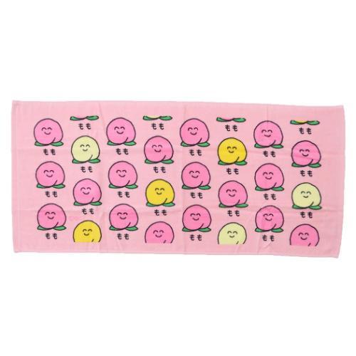 TOWEL ロングタオル フェイスタオル おえかきさん ももさん オクタニ