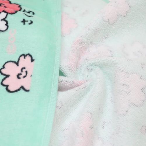 フェイスタオル TOWEL ロングタオル おえかきさん さくらさん オクタニ