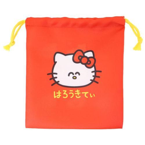 巾着袋 キンチャク マチ無し サンリオ ハローキティ はろうきてぃ