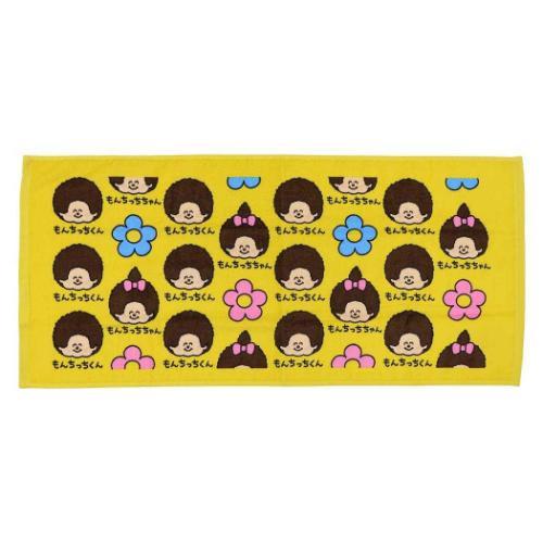 チャロ様リクエスト　おえかきさん　タオル　もんちっち プリントロングタオル フェイスタオル モンチッチxおえかきさん