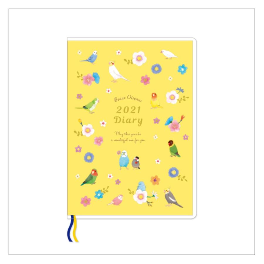 21年 手帳 家計簿付き マンスリー B6 月間 ダイアリー Bird Garden Beaux Oiseaux オリエンタルベリー 10月始まり Orb 21 Dm 7390 雑貨 アートの通販店 ベルコモン 通販 Yahoo ショッピング