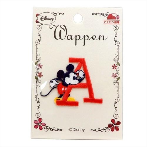 ワッペン イニシャルアイロンパッチ ミッキー ミニー ディズニー アルファベット A パイオニア 手芸用品 入園入学準備雑貨 キャラクター Pio My4001 My306 雑貨 アートの通販店 ベルコモン 通販 Yahoo ショッピング