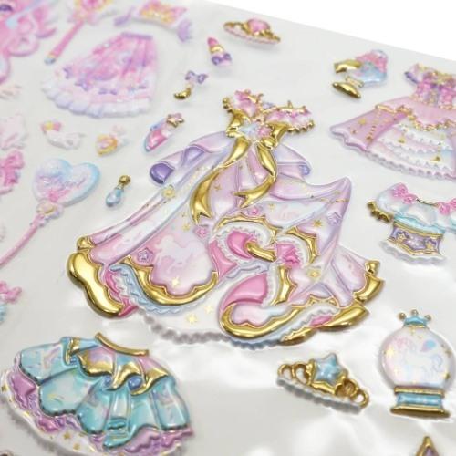 ステッカー フローラルプリンセス ドレスアップコレクション 期間限定10％OFF】ドレスアッププリンセスシール ドリーミームーン