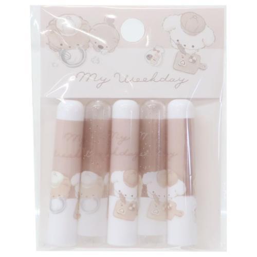 えんぴつカバー5本セット 鉛筆キャップ はたらくアニマルズ おしごとの