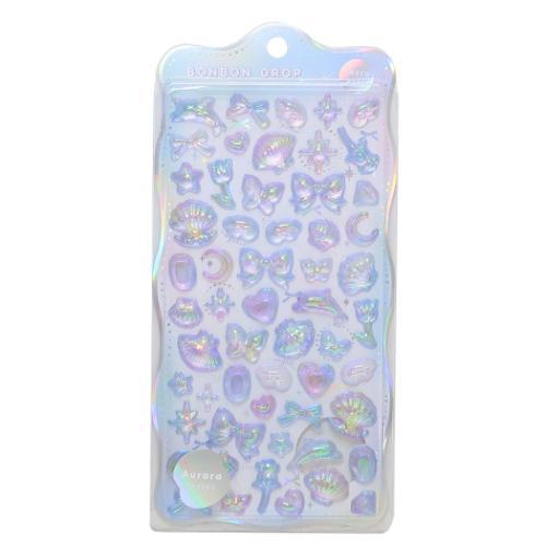 ボンボンドロップシール シールシート オーロラ ろまんすボンボン