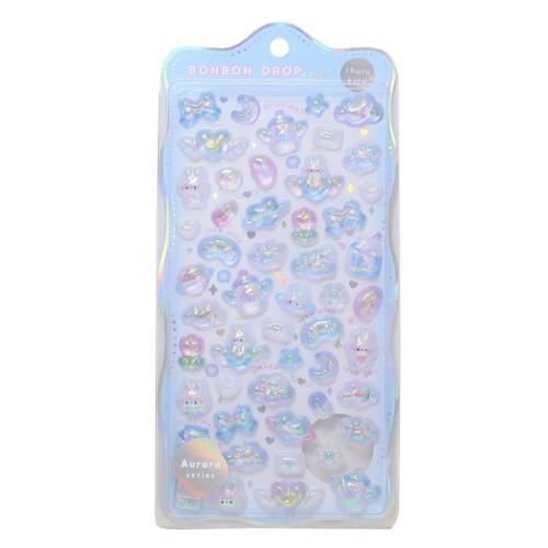【正規品】BONBON DROP オーロラ　みずいろ シールシート ボンボンドロップシール オーロラ みずいろボンボン
